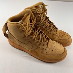 Nike Air Force 1 High '07 LV8 WB 'Flax' Sneakers 882096-200 Mens Size 9.5